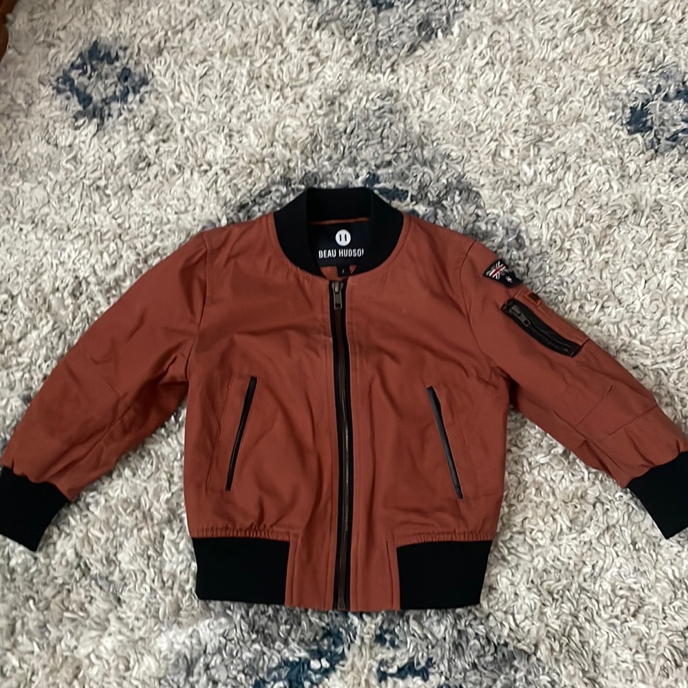 Beau Hudson Rust Bomber Jacket